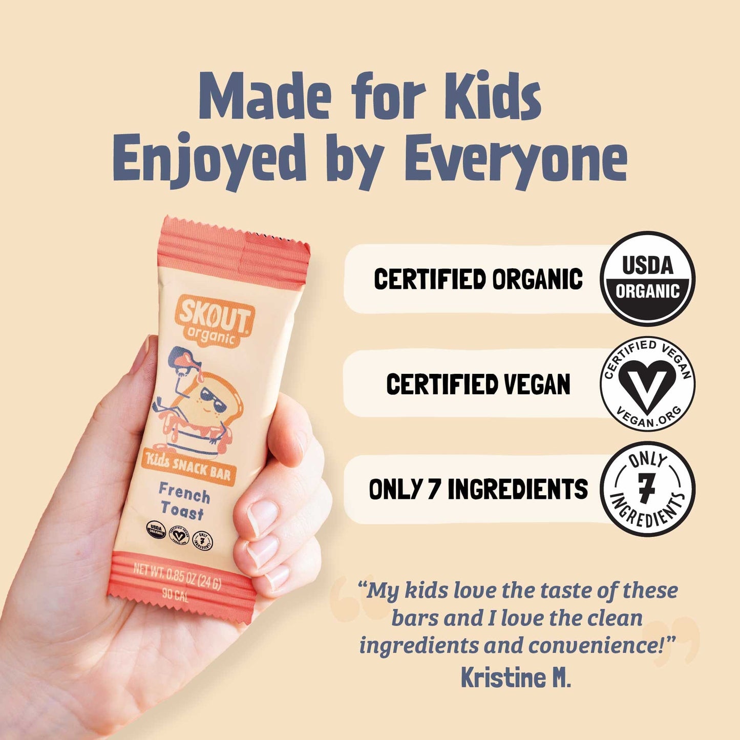 Skout Organic Kids Bar Variety Pack - 36 Pack