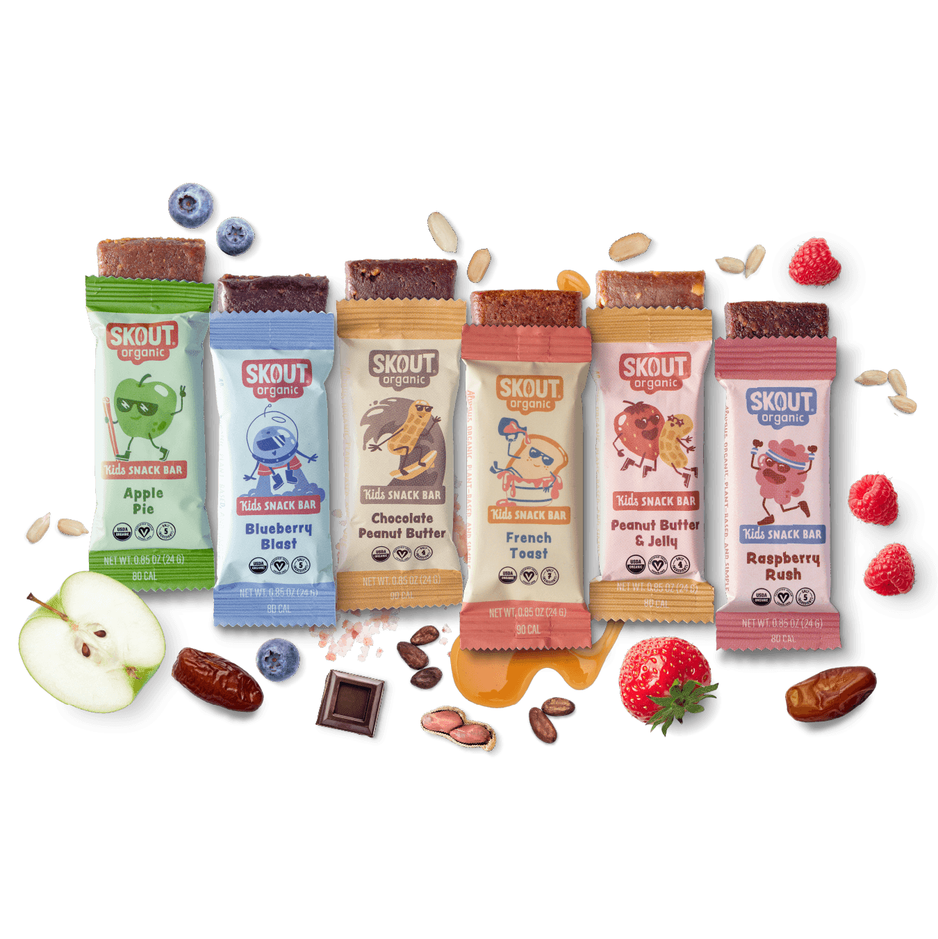 Skout Organic Kids Bar Variety Pack - 36 Pack
