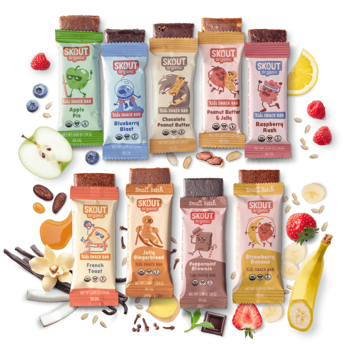 Skout Organic Soft Baked Cookie and Kids Bar Bundle