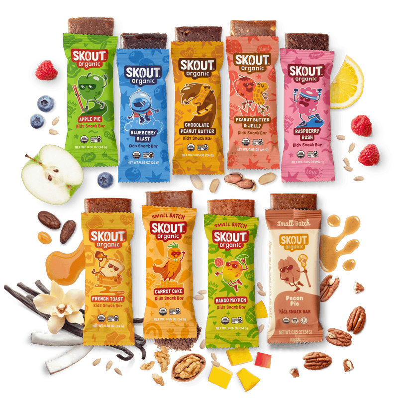 Skout Organic Small Batch Kids Bar Variety Pack - 36 Pack