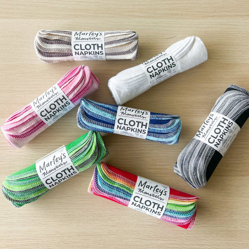 Small Cloth Napkins: Color Mixes