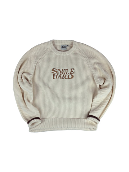 OVERSIZED HEAVYWEIGHT SMILE HARD SWEATER