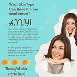 Rosie Claire Snail Mucin Serum with Vitamin C & E - Skin