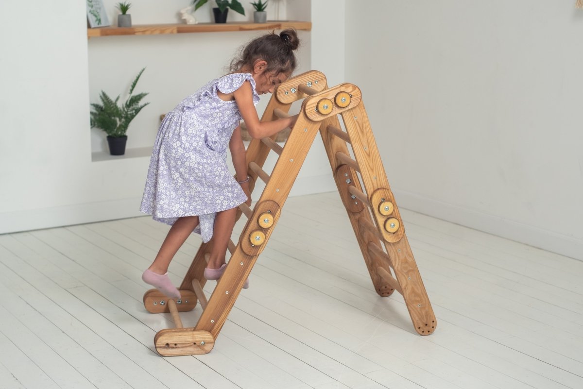 Snake Ladder – Montessori Climber for Kids 1-7 y.o. – Beige by Goodevas