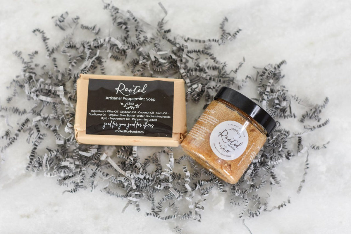 Soap & Scrub Gift Set by Rooted For Good