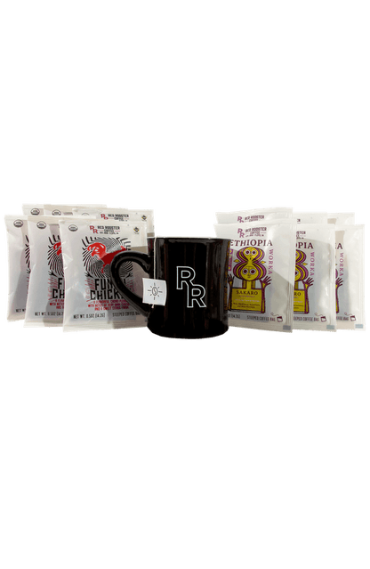 Single Serve Steeped Coffee - Funky Chicken 5pk