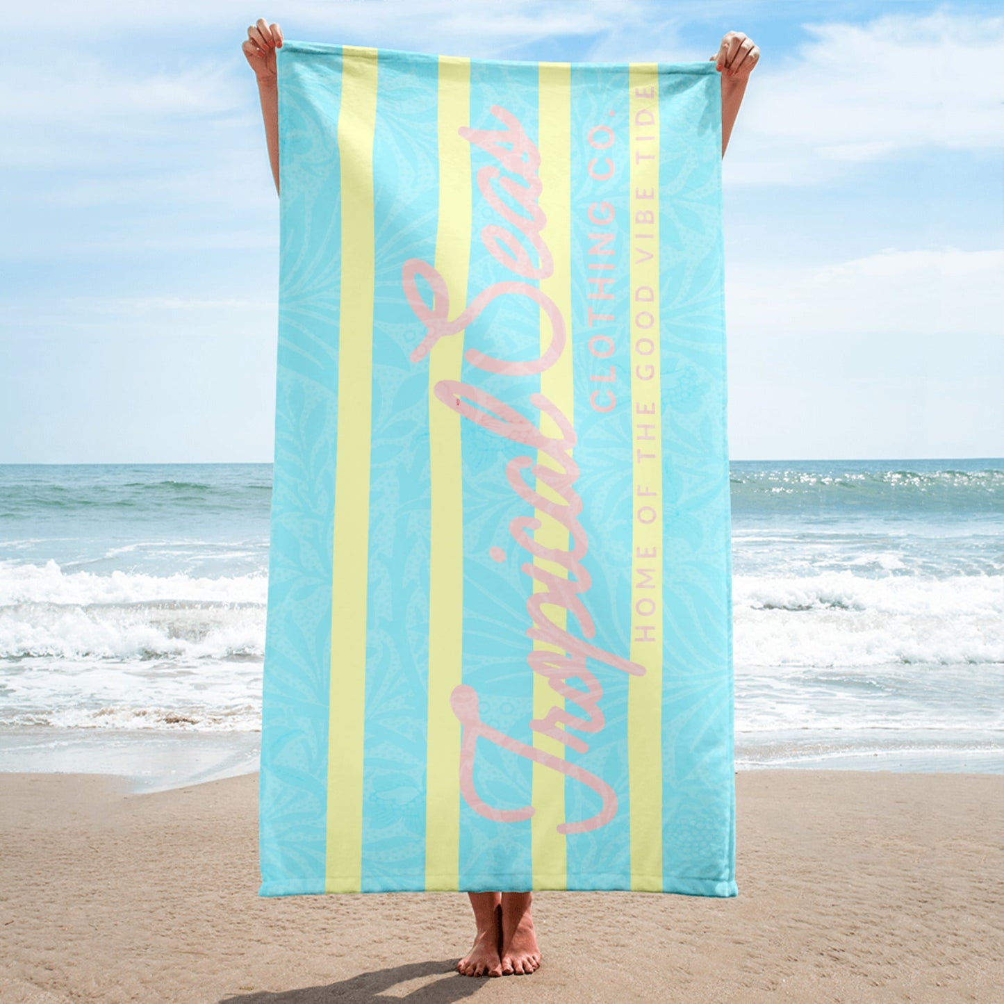 Tropical Vibes Beach Towel