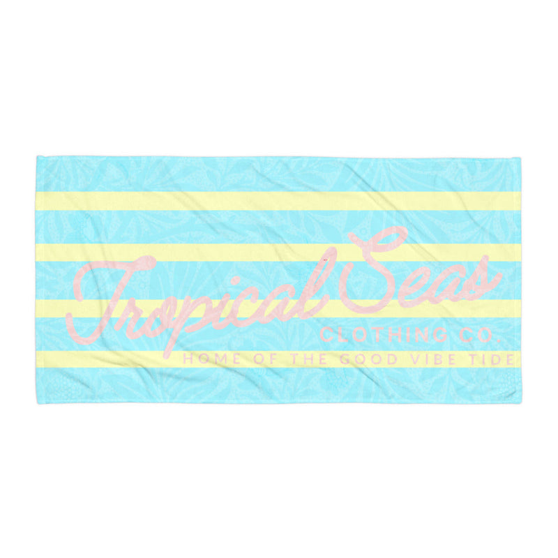 Tropical Vibes Beach Towel