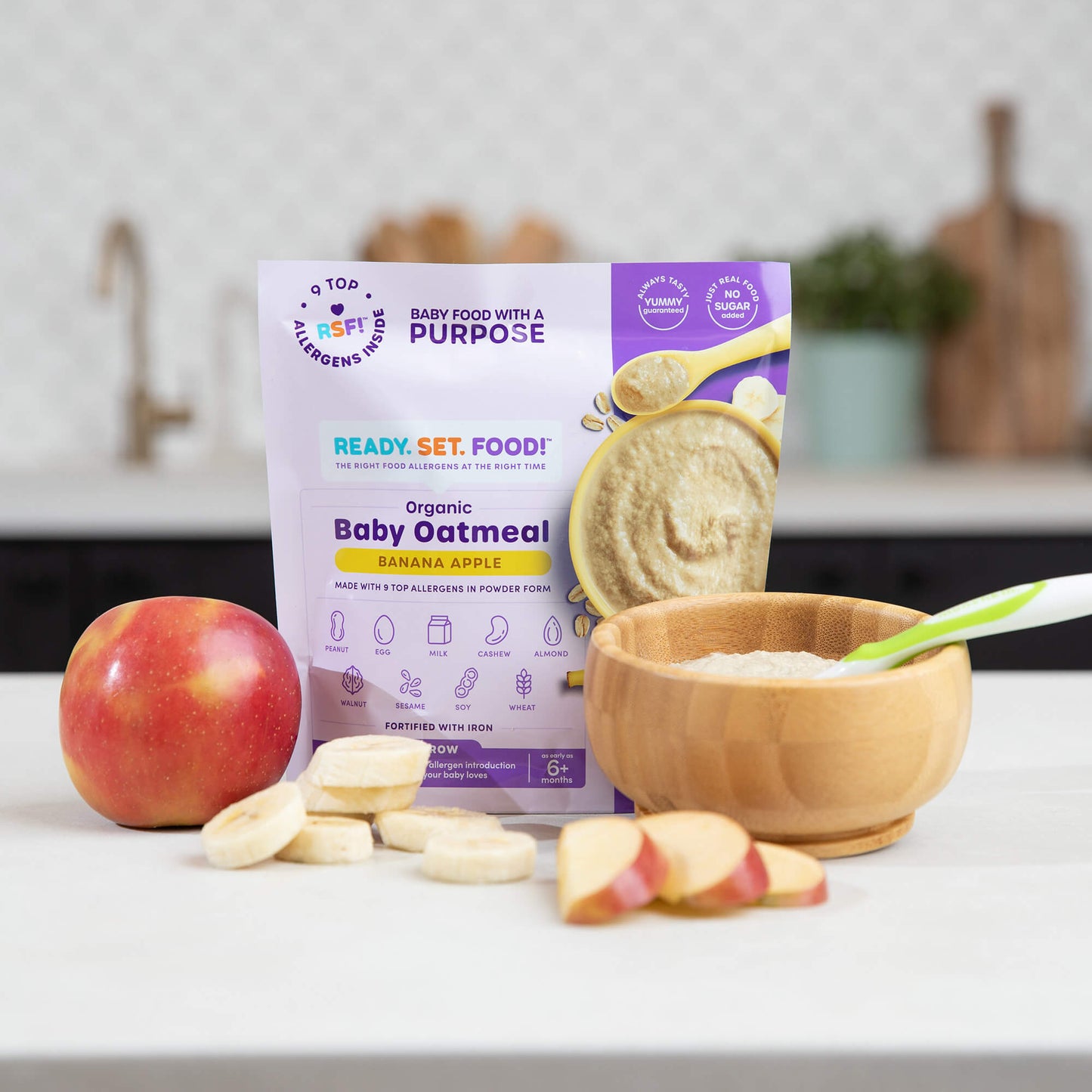 Organic Baby Oatmeal - Banana Apple