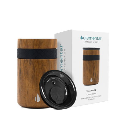 Artisan 12oz Tumbler - Teak Wood