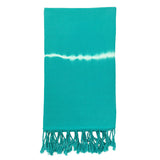 Teal Tie Dye Turkish Beach Towel by SLATE + SALT