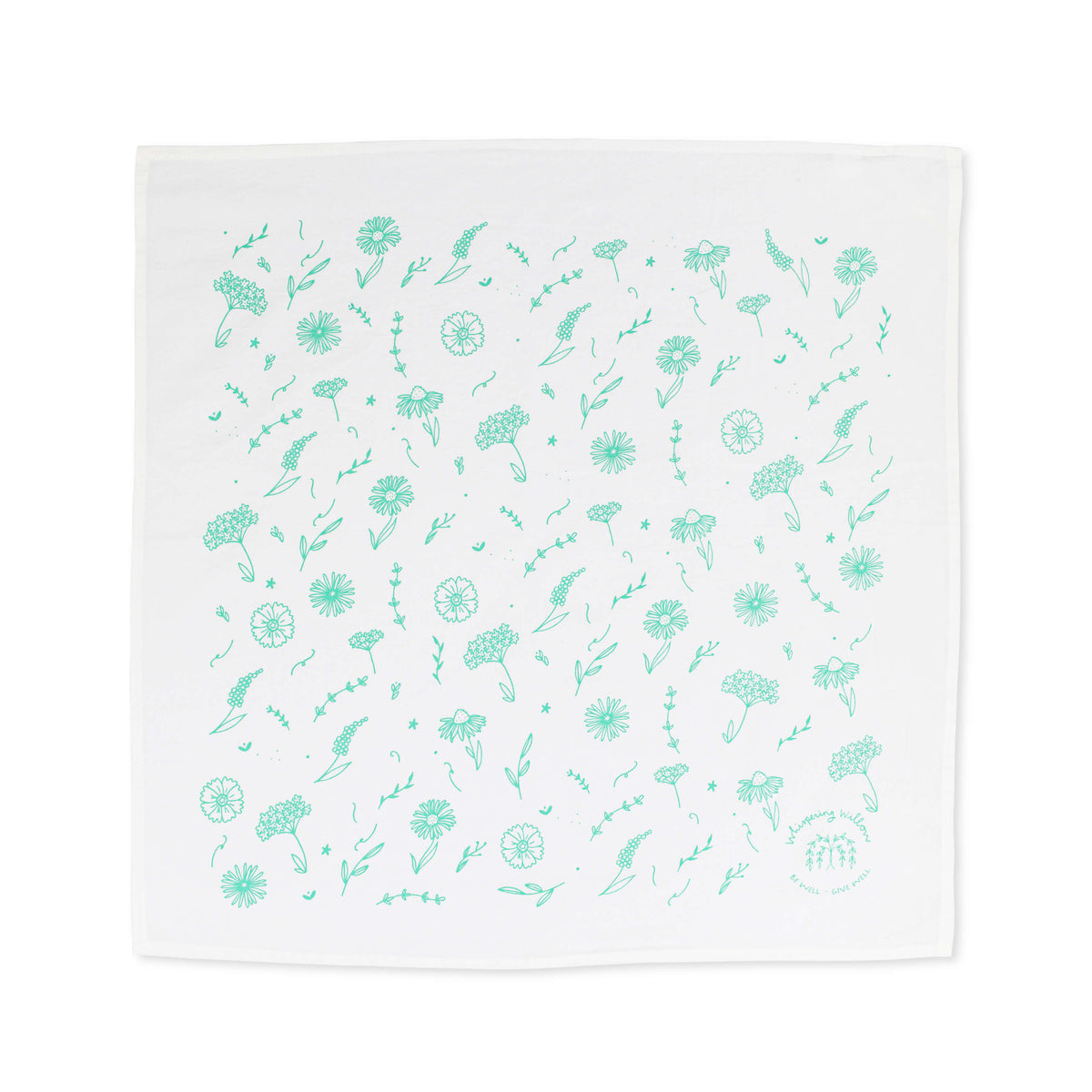 Wildflower Flour Sack Tea Towel