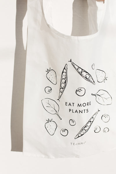 Tejari “Eat More Plants” Baggu Bag