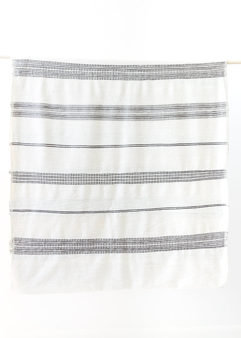 Aden Fabric Yardage Natural w/ Grey by Creative Women