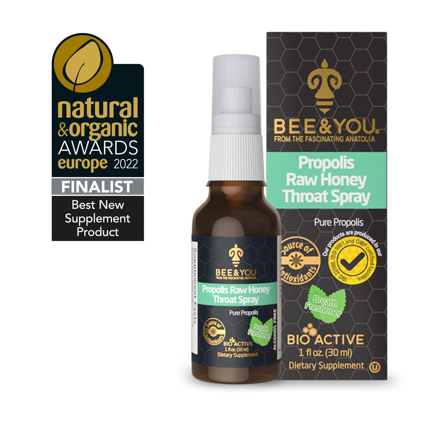 Propolis+Raw Honey Throat Spray