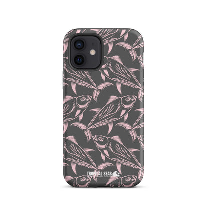 Nautical Pink Tuna Tough Case for iPhone®