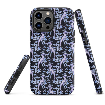 Purple Sea Dragons at Night Tough Case for iPhone®