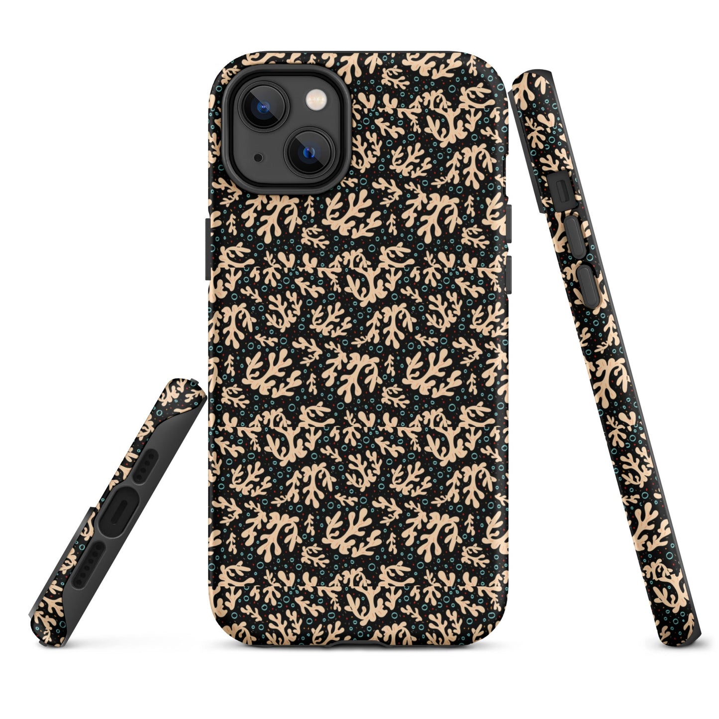 Nautical Black Coral Reef Tough Case for iPhone®