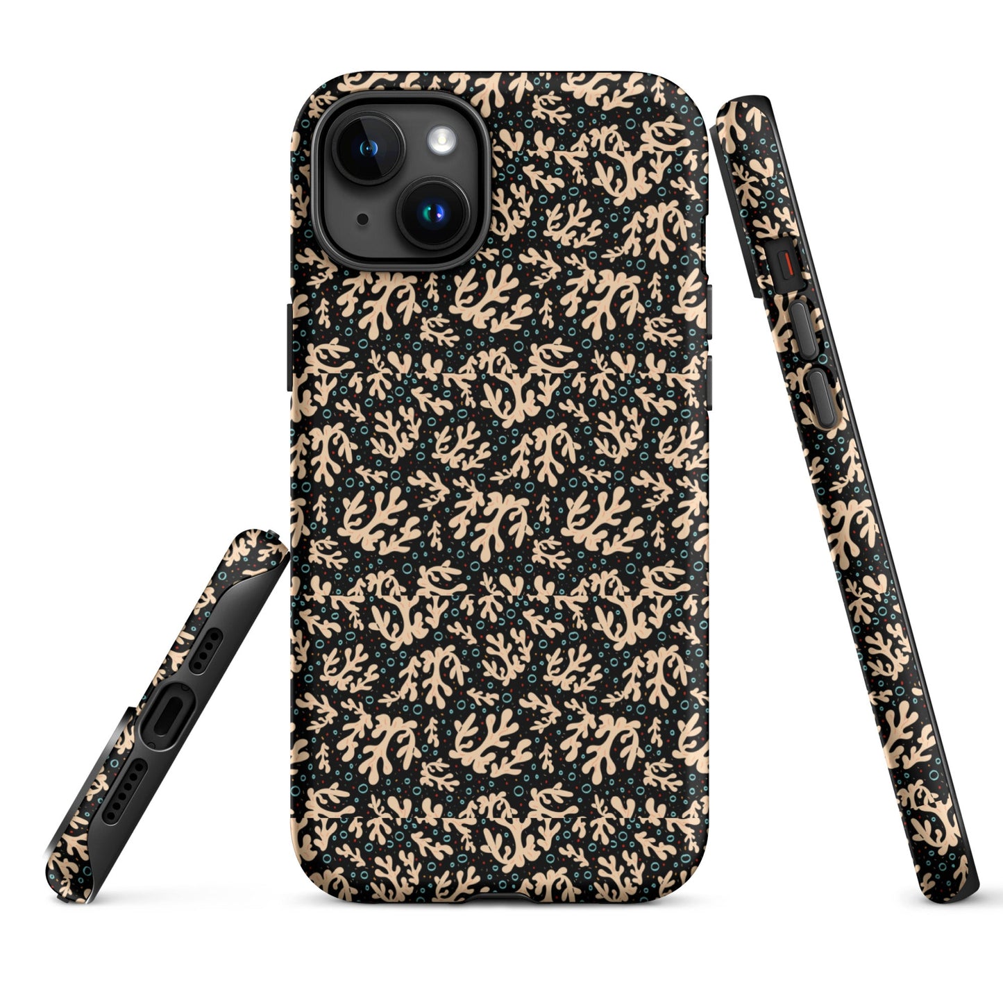 Nautical Black Coral Reef Tough Case for iPhone®