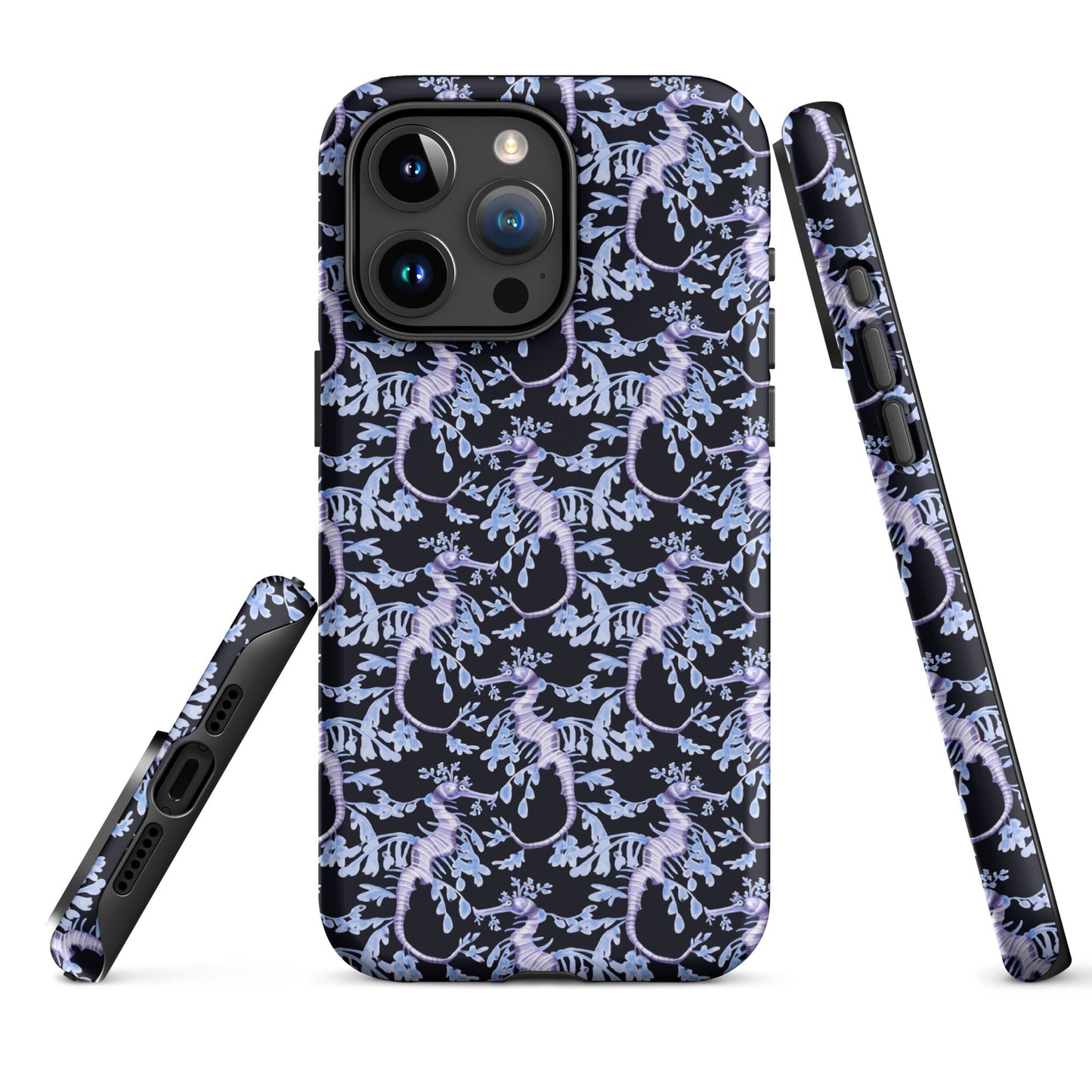 Purple Sea Dragons at Night Tough Case for iPhone®