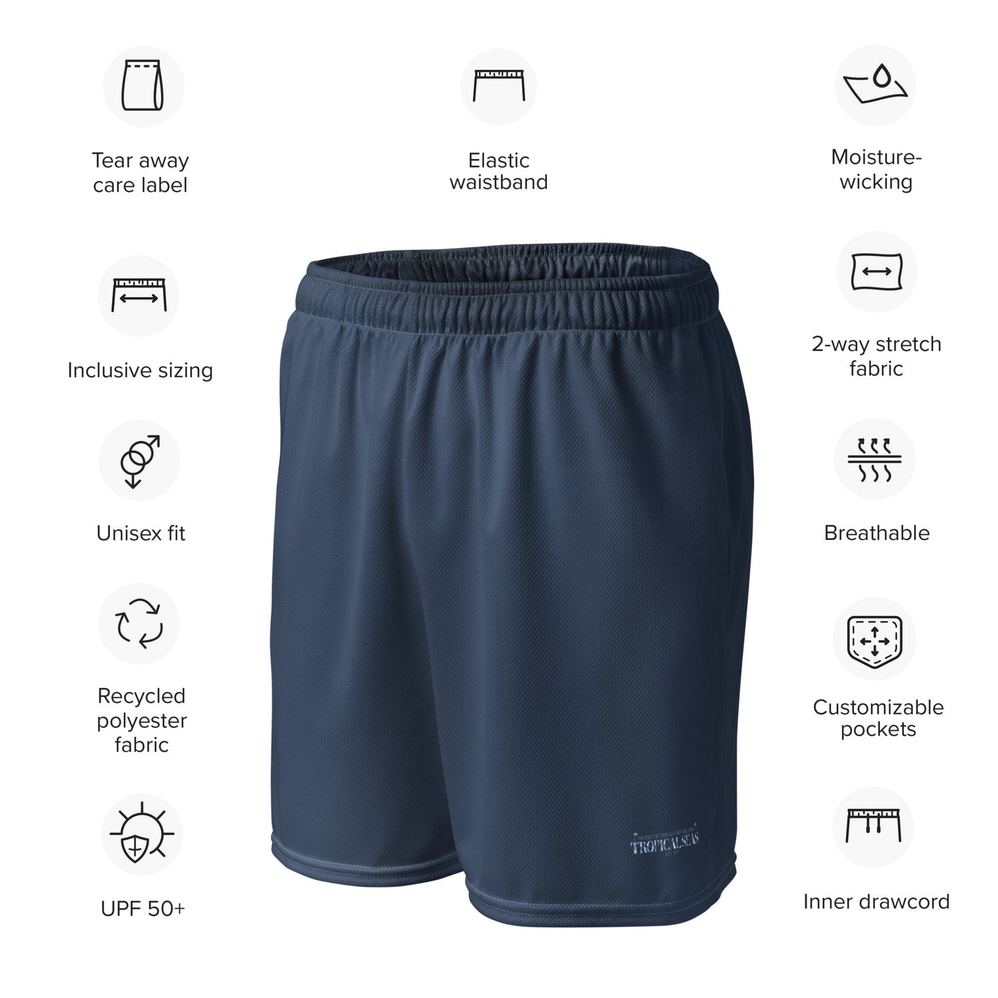 Secret Island Athletic Mesh Shorts