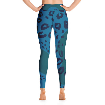 Women's Tropical Leopard Shark Yoga Leggings