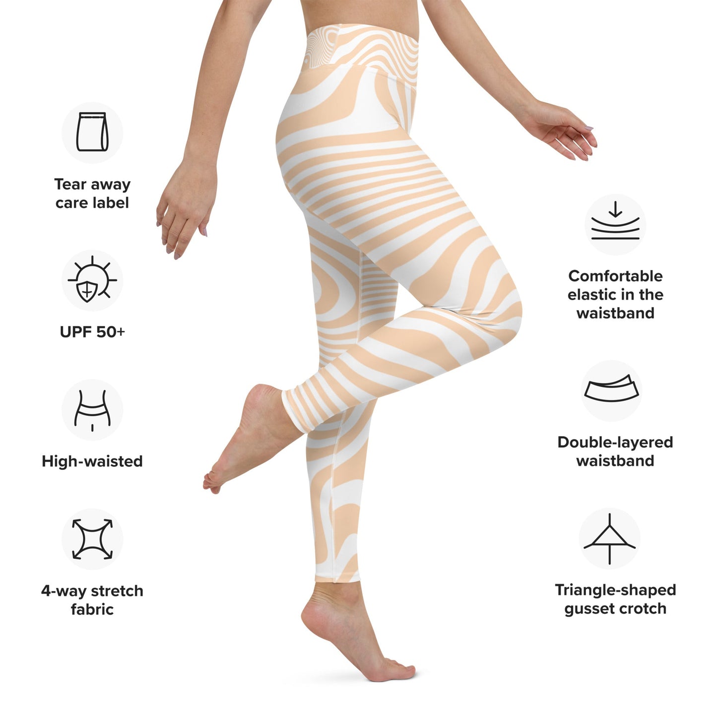 Women's Tropical Sandbar Yoga Leggings