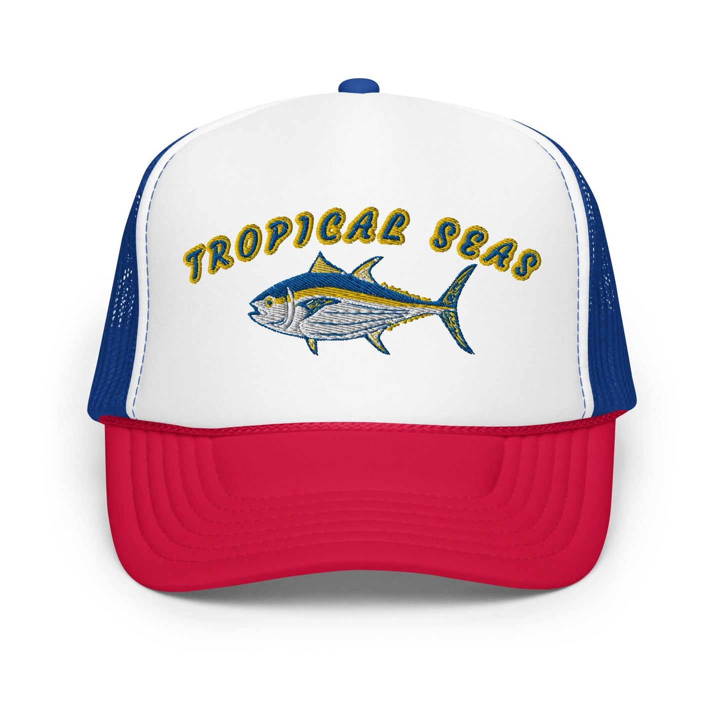 Tropical Seas Tuna Foam trucker hat