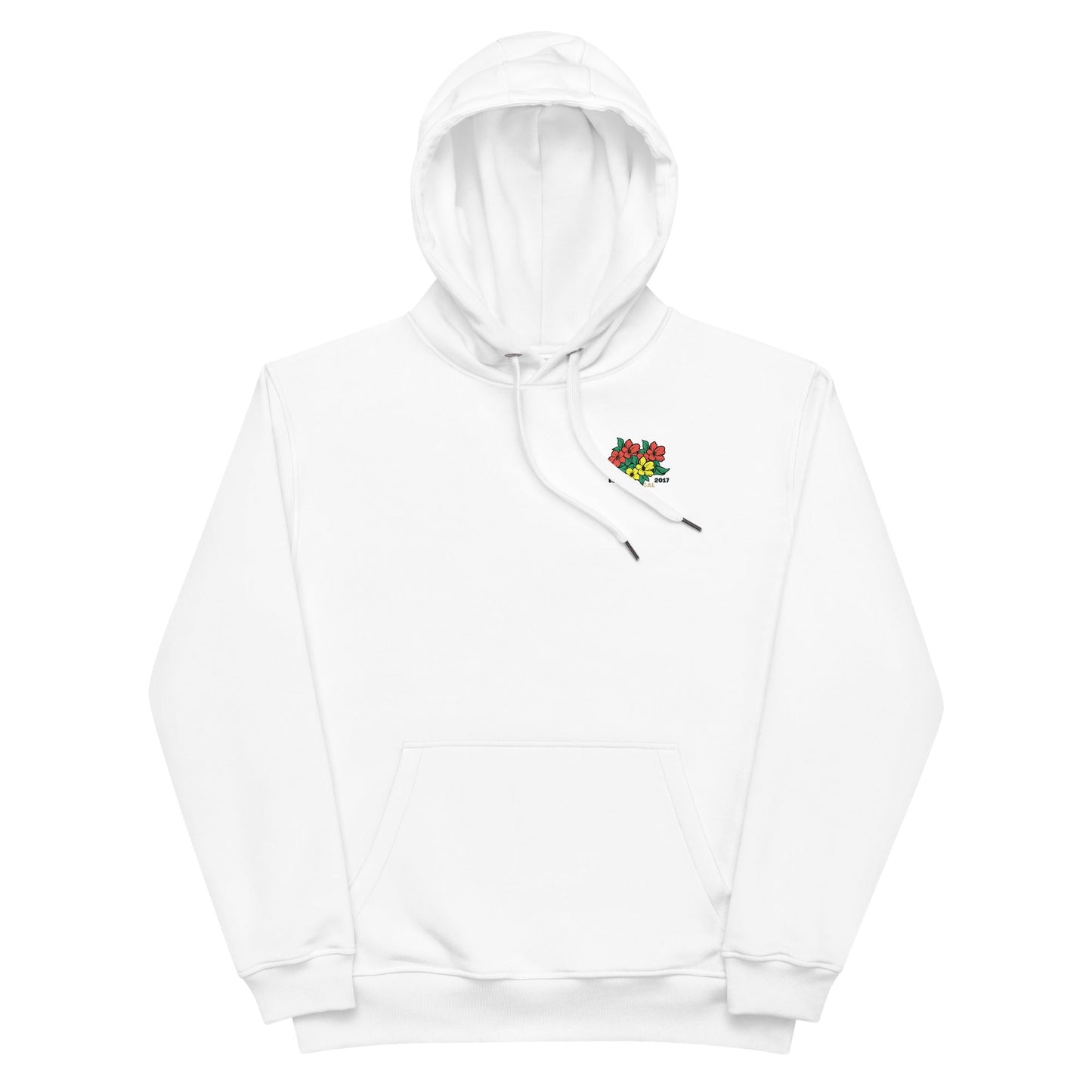 Tropical flowers hoodie