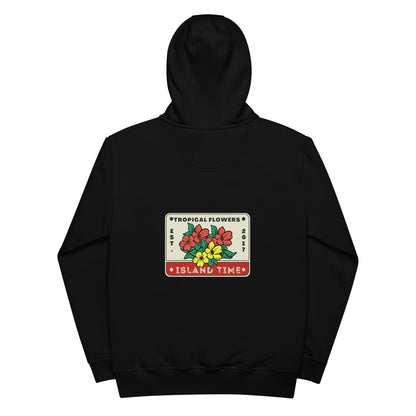 Tropical flowers hoodie