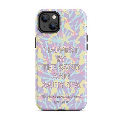 Happiest By the Sand and Salty Sea Tough Case for iPhone®