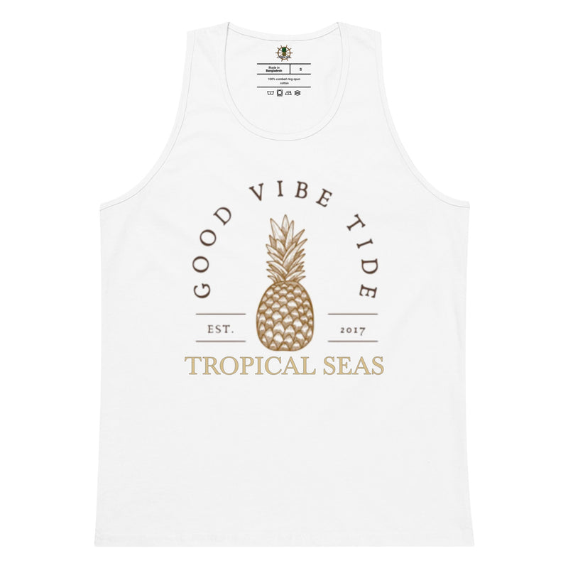 Men’s Premium Vintage Pineapple Tank Top