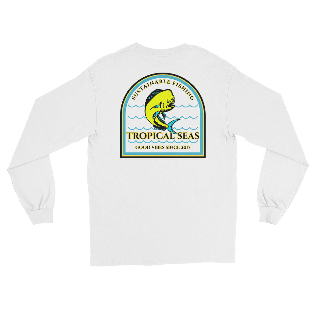 Men's Sustainable Fishing Mahi Mahi Long Sleeve Shirt