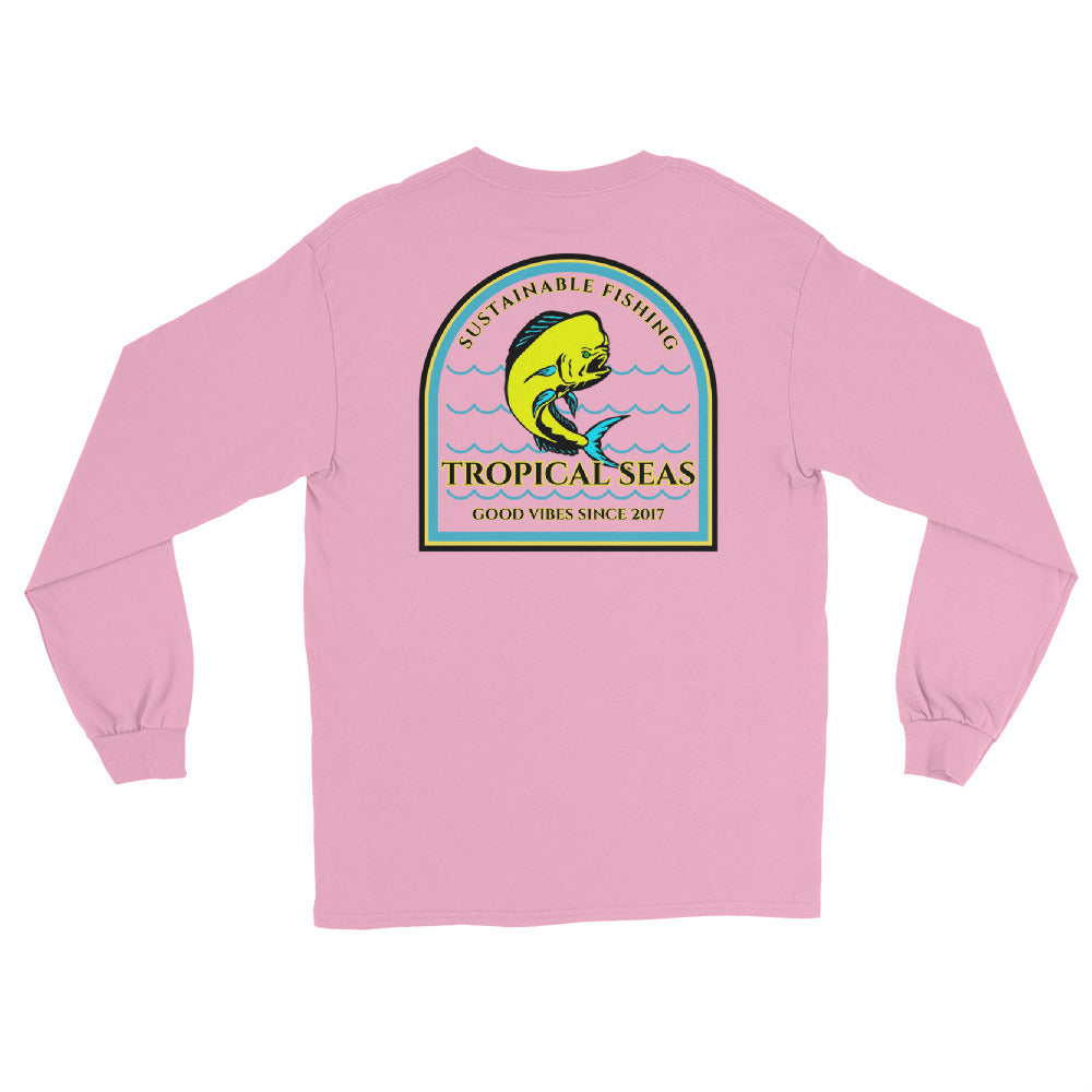 Men's Sustainable Fishing Mahi Mahi Long Sleeve Shirt