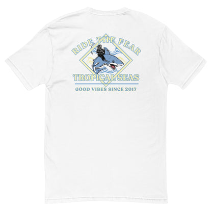 Men's Ride the Fear Shark T-shirt