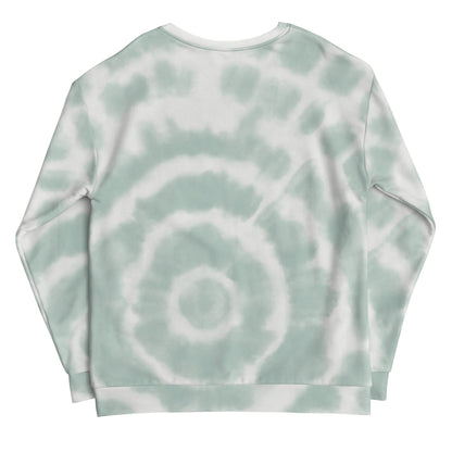 Green Tie-Dye Vibe Tropical Sweatshirt