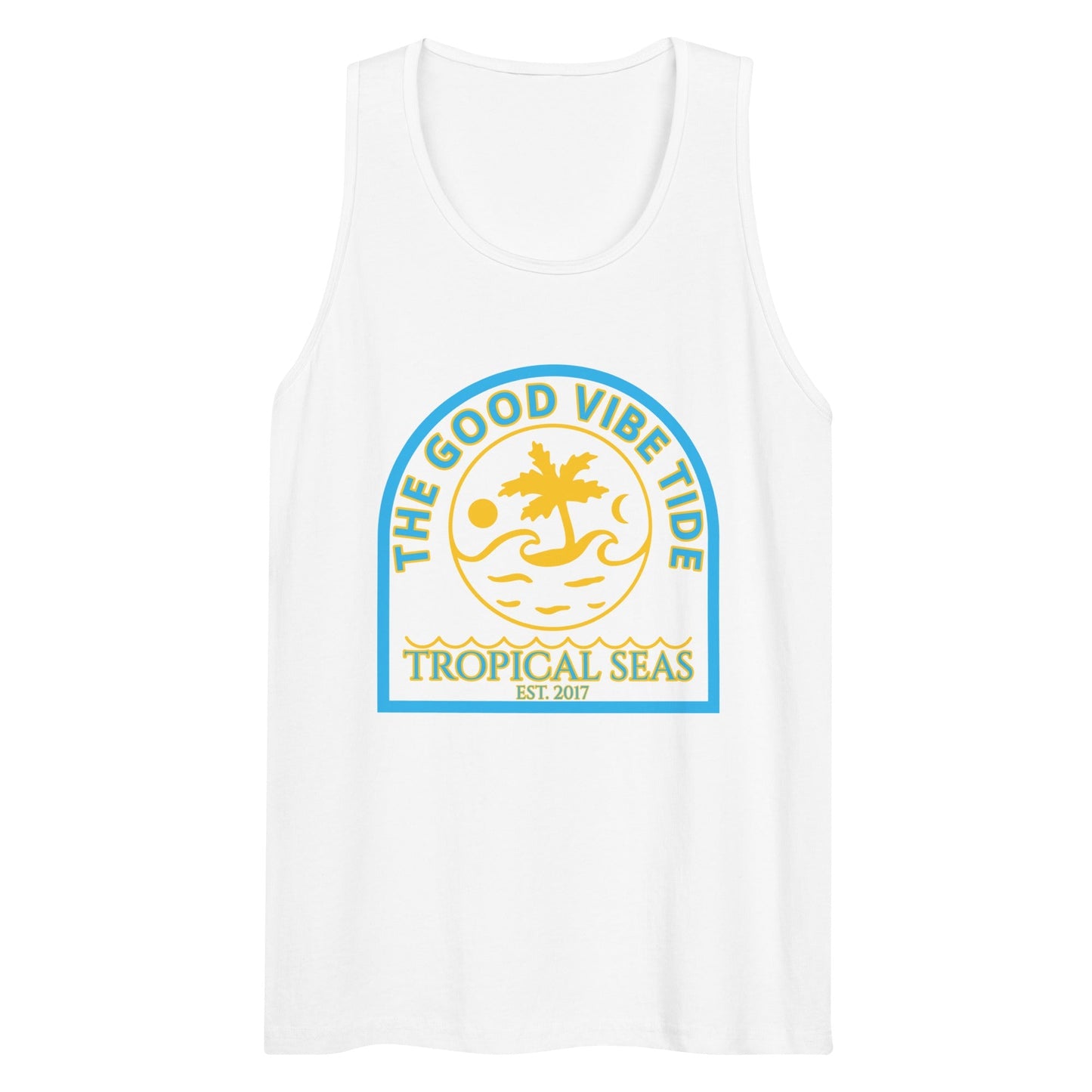 Men's Premium Island Life Tropical Tank Top