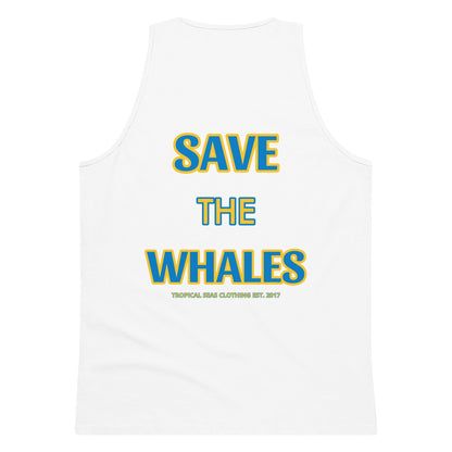 Men’s Premium Save the Whales Tank Top