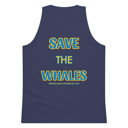 Men’s Premium Save the Whales Tank Top