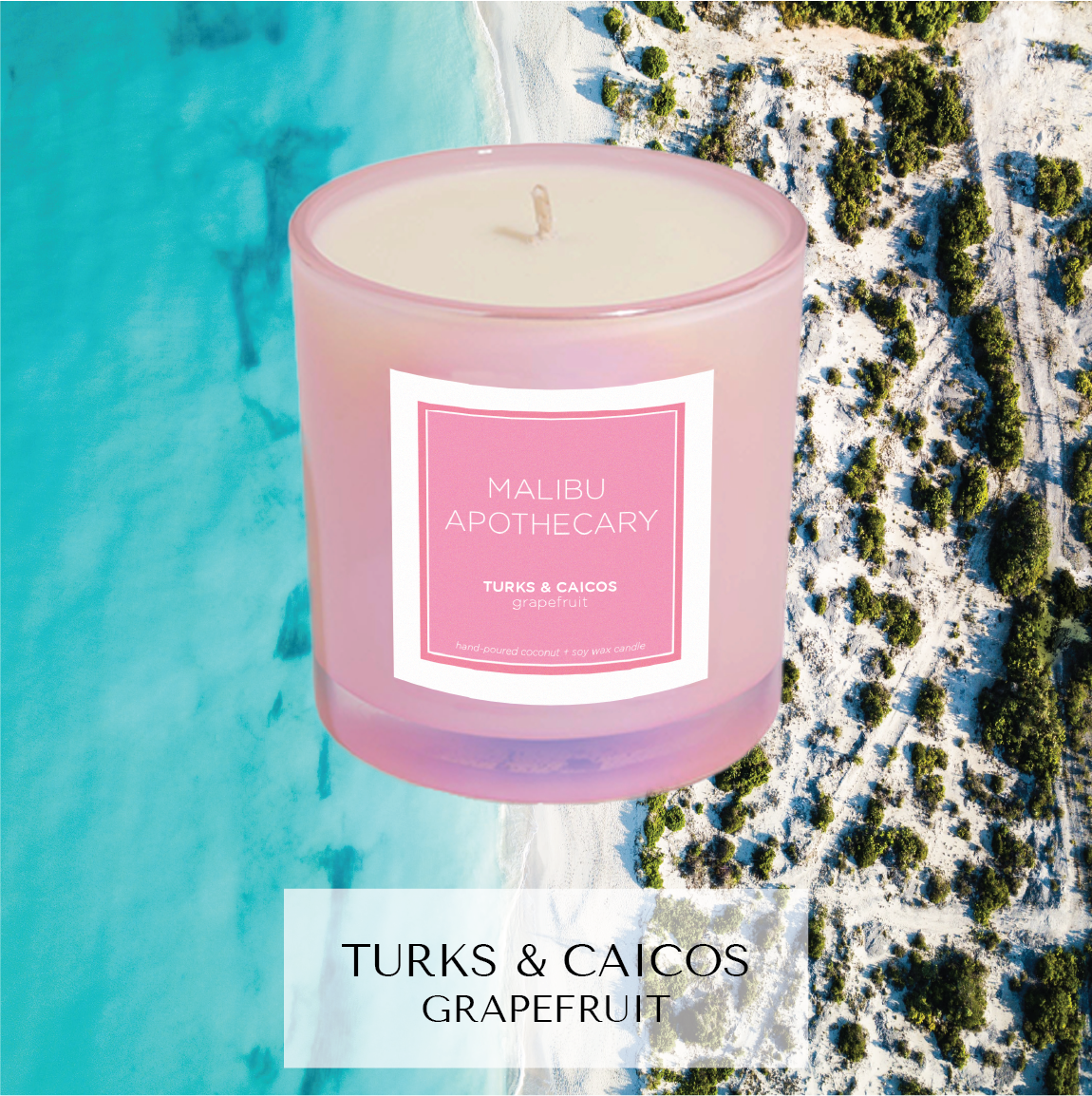 Iridescent Pink Candle