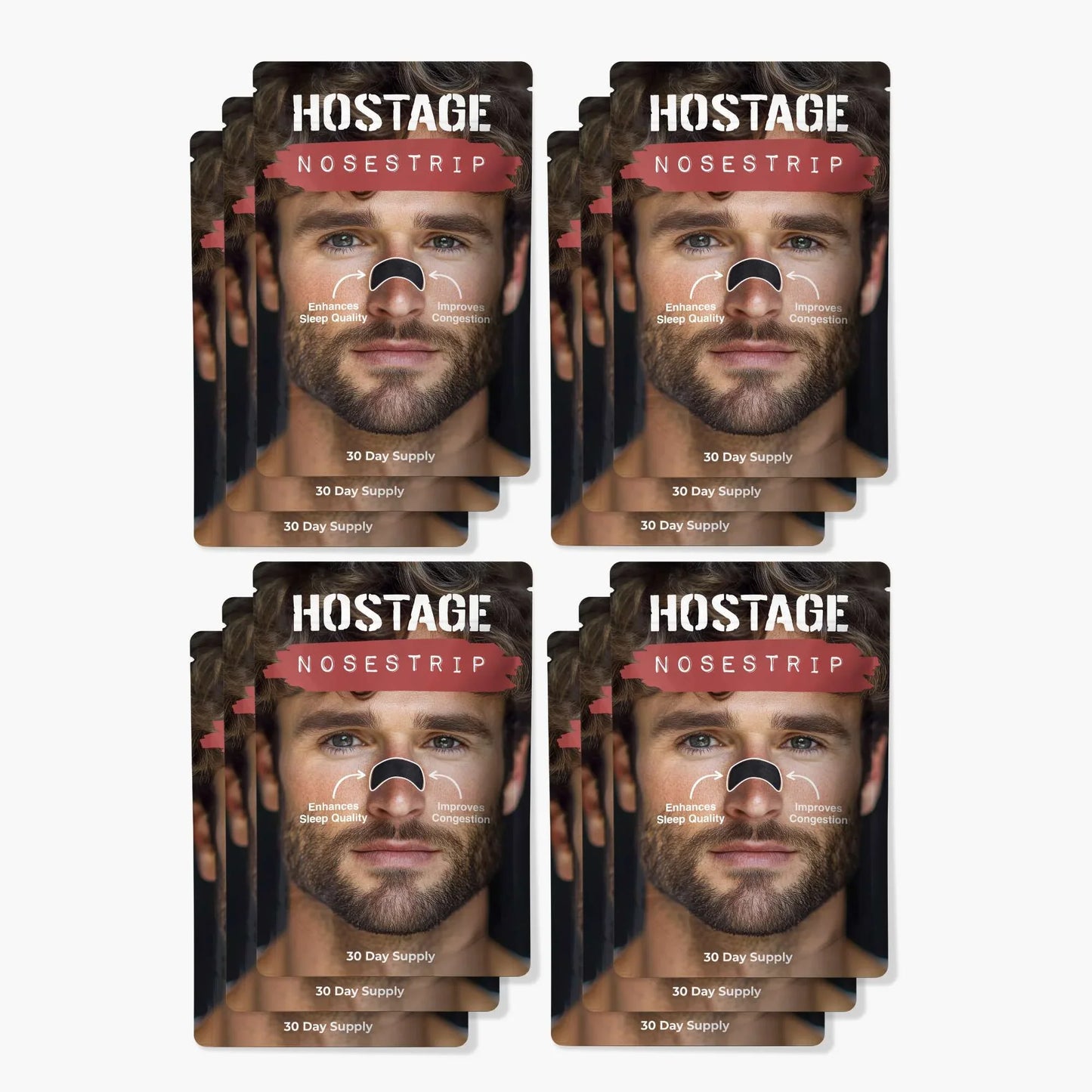 Hostage Nose Strips: 1/3/6/12 Month Supplies