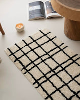 Ultra Soft Minimalist Nordic Stripe Bath Rug, Absorbent, Anti-slippery Mat