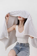 Retro Soft 100% Long-stapled Cotton Striped Bath Towel