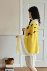 Cute Whimsical Pear Bath Towel - Ultra Soft, Absorbent, 100% Staple Cotton