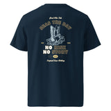 No Risk No Story Seas the Day - Shark Organic Cotton T-Shirt