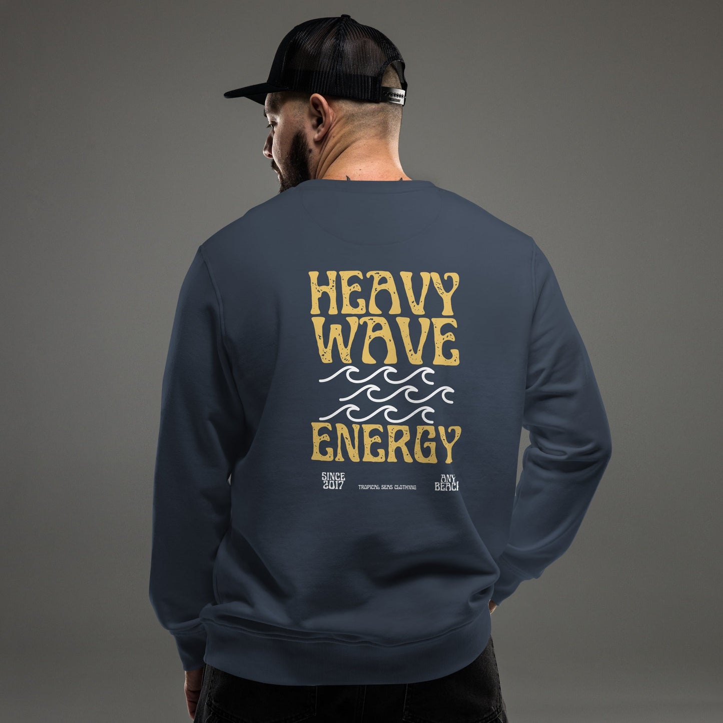 Men's Heavy Wave Energy Organic Sweatshirt