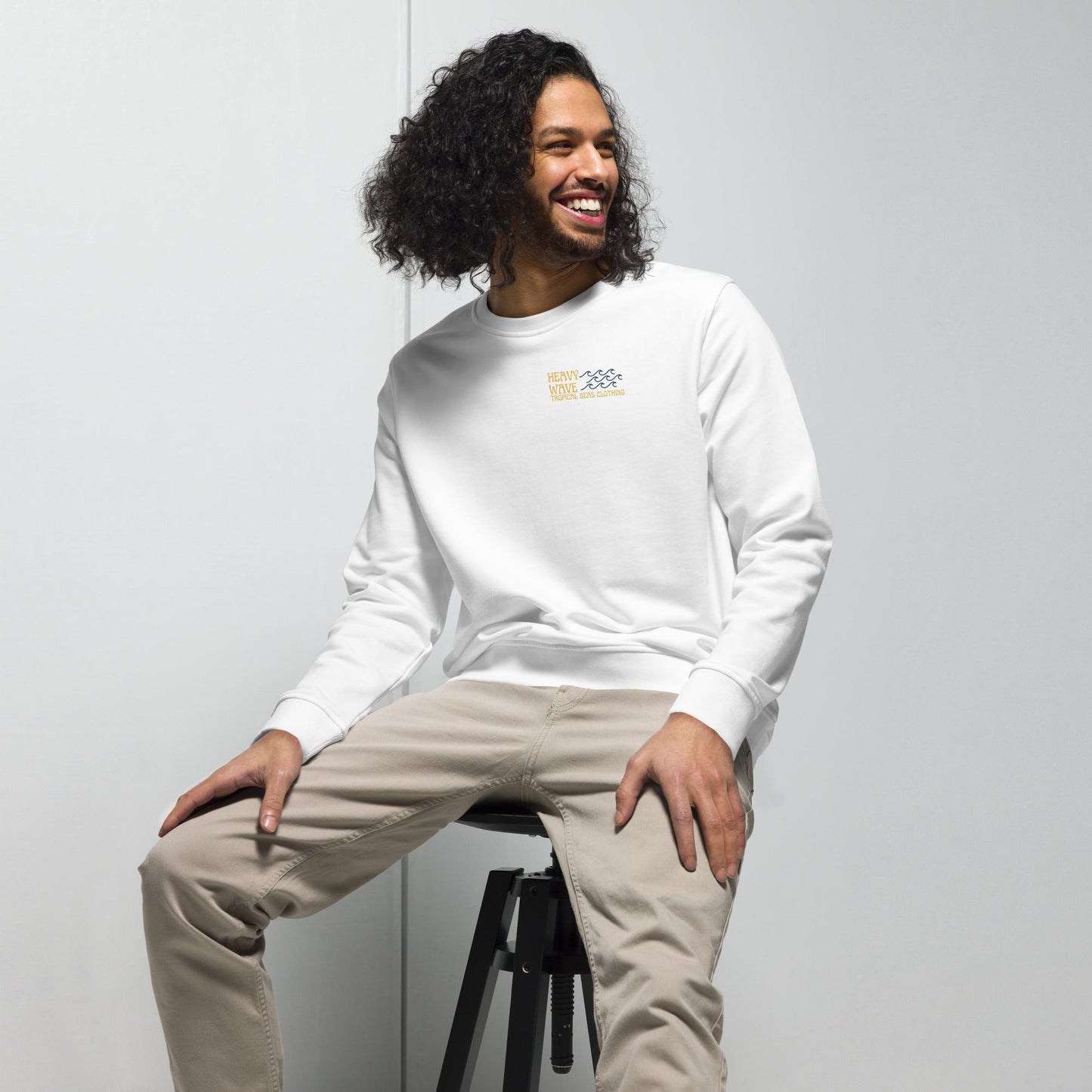 Men's Heavy Wave Energy Organic Sweatshirt