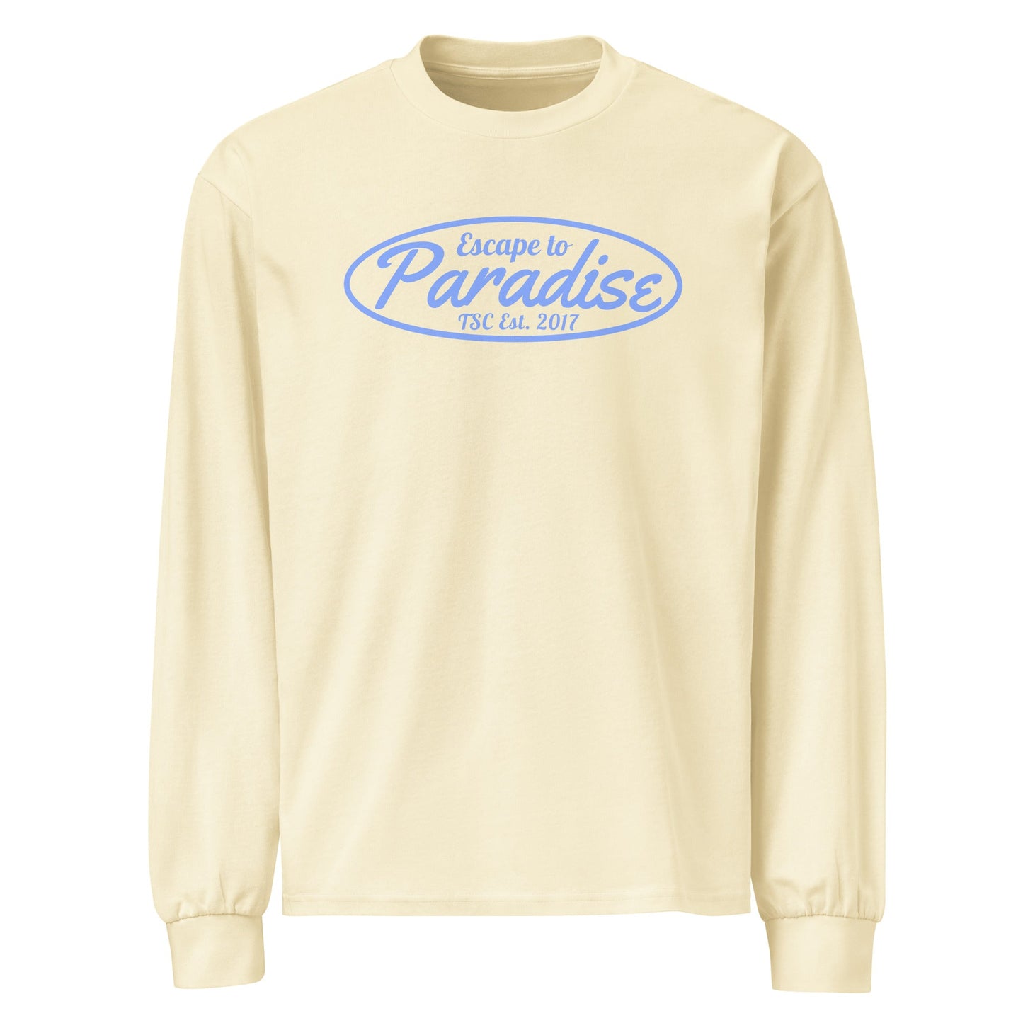 Escape to Paradise Premium heavyweight long sleeve shirt