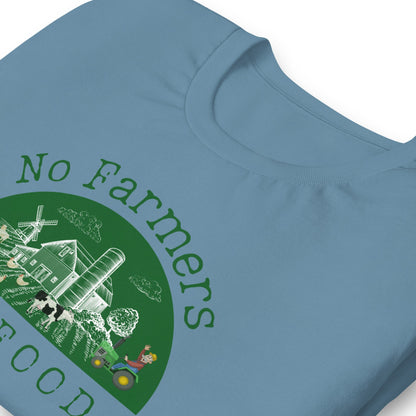 No Farmers no Food Unisex t-shirt by Proud Libertarian