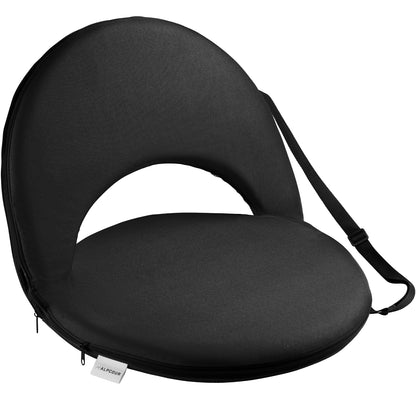 Reclining Stadium Seat with Storage Pocket